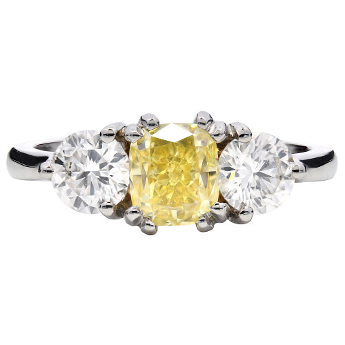 ZX03/FIY/CUS/1281921c  1.07ct Y SI1 GVGF GIA2131415547  S 0.74ct