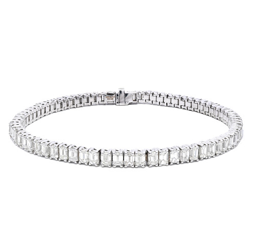 BRAC/E.C/6121911C- 9.66CT EMERALD CUT 18W