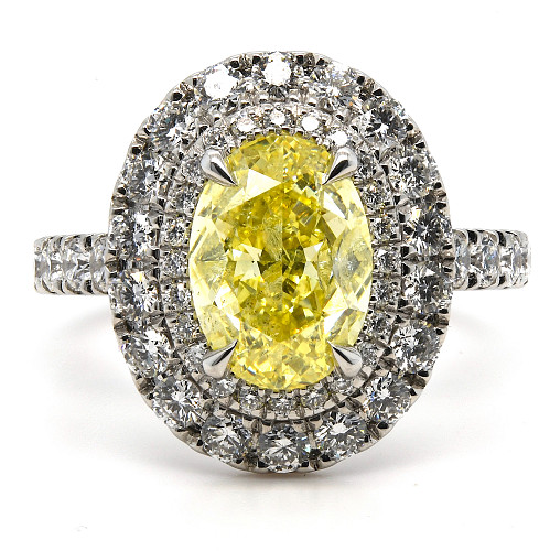 TE85195/FIOV/8151931c - OV 2.03ct 1.27ct FIYOV I2 VGGF GIA   GIA1216448685