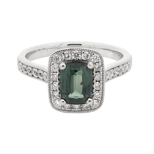 TE88727/CU-TS/51714C- TEAL S-1.21CT D-0.37