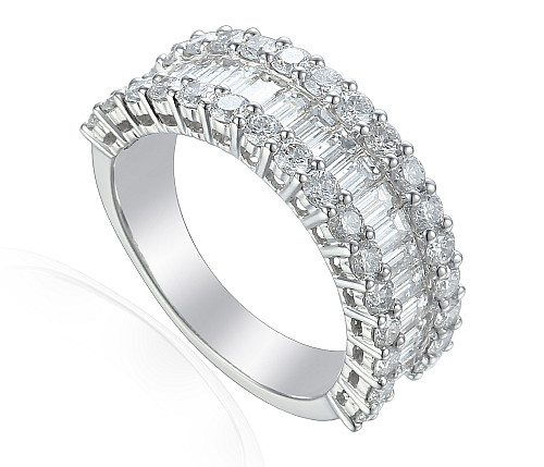 Micro & Channel Set Diamond Ring
