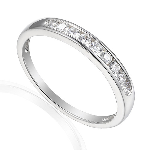 Chanel Set Round Diamonds Half Eternity Ring