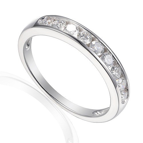 Chanel Set Round Diamonds Half Eternity Ring