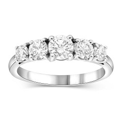 5 Stone Graduated Diamond Ring