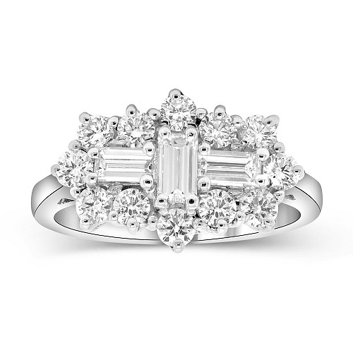 Boat Cluster Ring