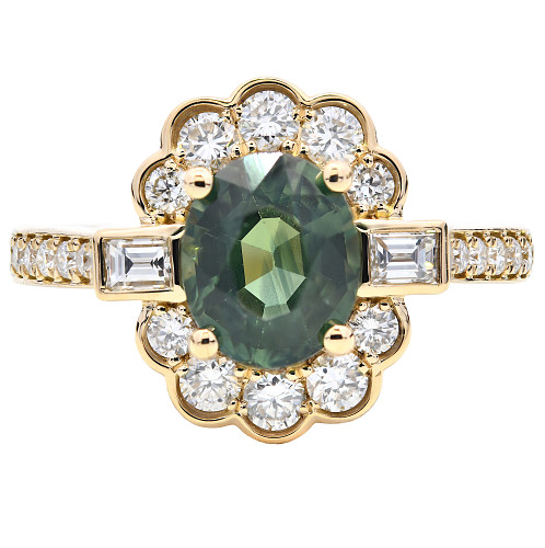 TE92456/OV-TEAL S/81539C- TEAL S-1.59CT D-0.62CT