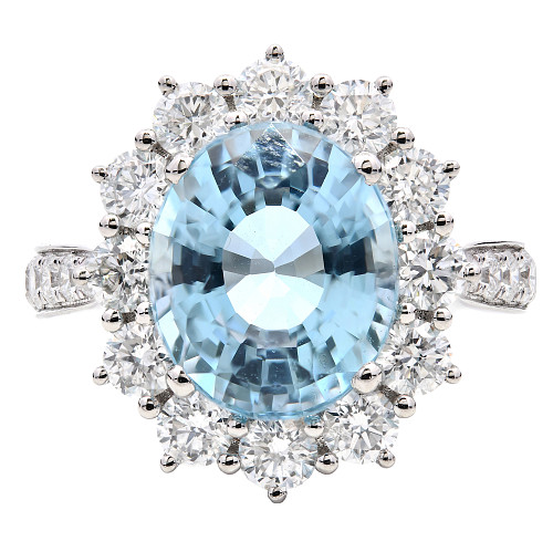 TE88006/AQ-OV/1031911C- AQ-3.96ct D-1.60ct
