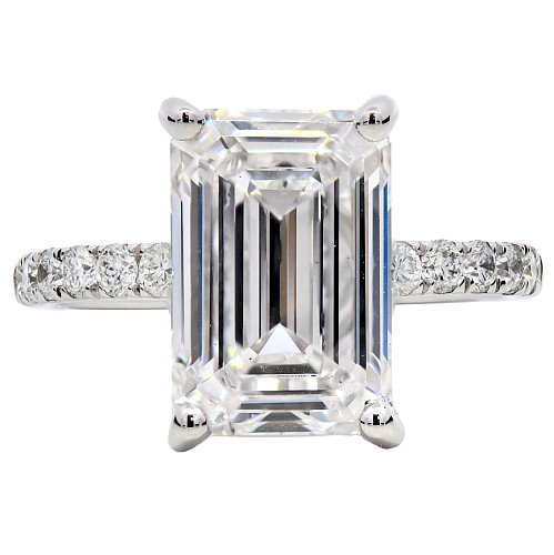LGRGS02L03PT040/89319MF - EMC LGD HIDDEN HALO PLAT RING - EMC 4.10ct D VS1 IGI-LG744519007 TDW: 4.63ct 5.06gms (L)