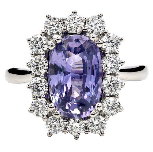 TE102026/CU/Pu.Sap/0204565c - Pu.Sap: 3.02ct  DIA: 0.8ct