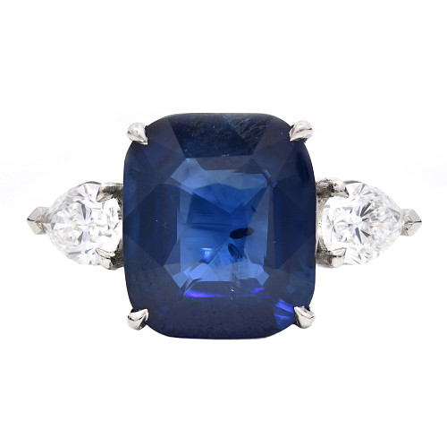 CM/BS CC/014.5kc No Heat Blue Sapphire - BS 6.44ct D 0.97ct approx